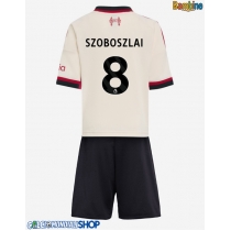 Maglie da calcio Liverpool Dominik Szoboszlai #8 Seconda Maglia Bambino 2025-26 Manica Corta + Pantaloni corti)